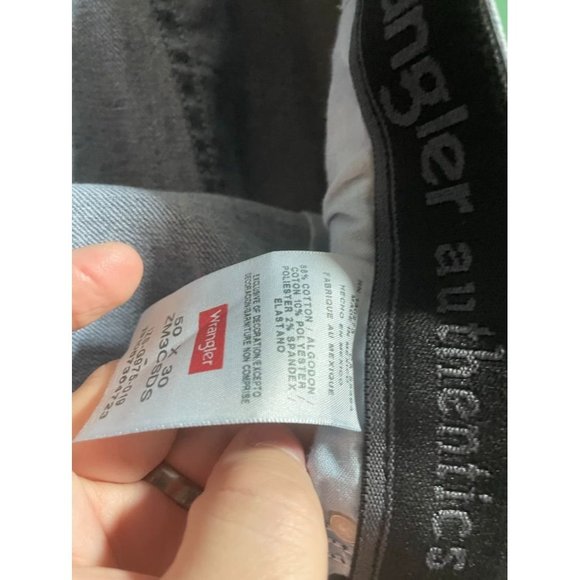 Wrangler Authentics- Men's Denim Blue Jeans - Size 50 x 30 - Picture 6 of 7